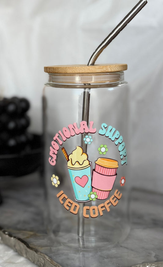 ☕ "Emotional Support Iced Coffee" – Limited Edition Tumbler ☕